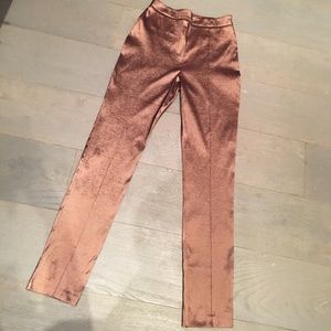 ASOS copper cigarette leg high waist pants. Size 6
